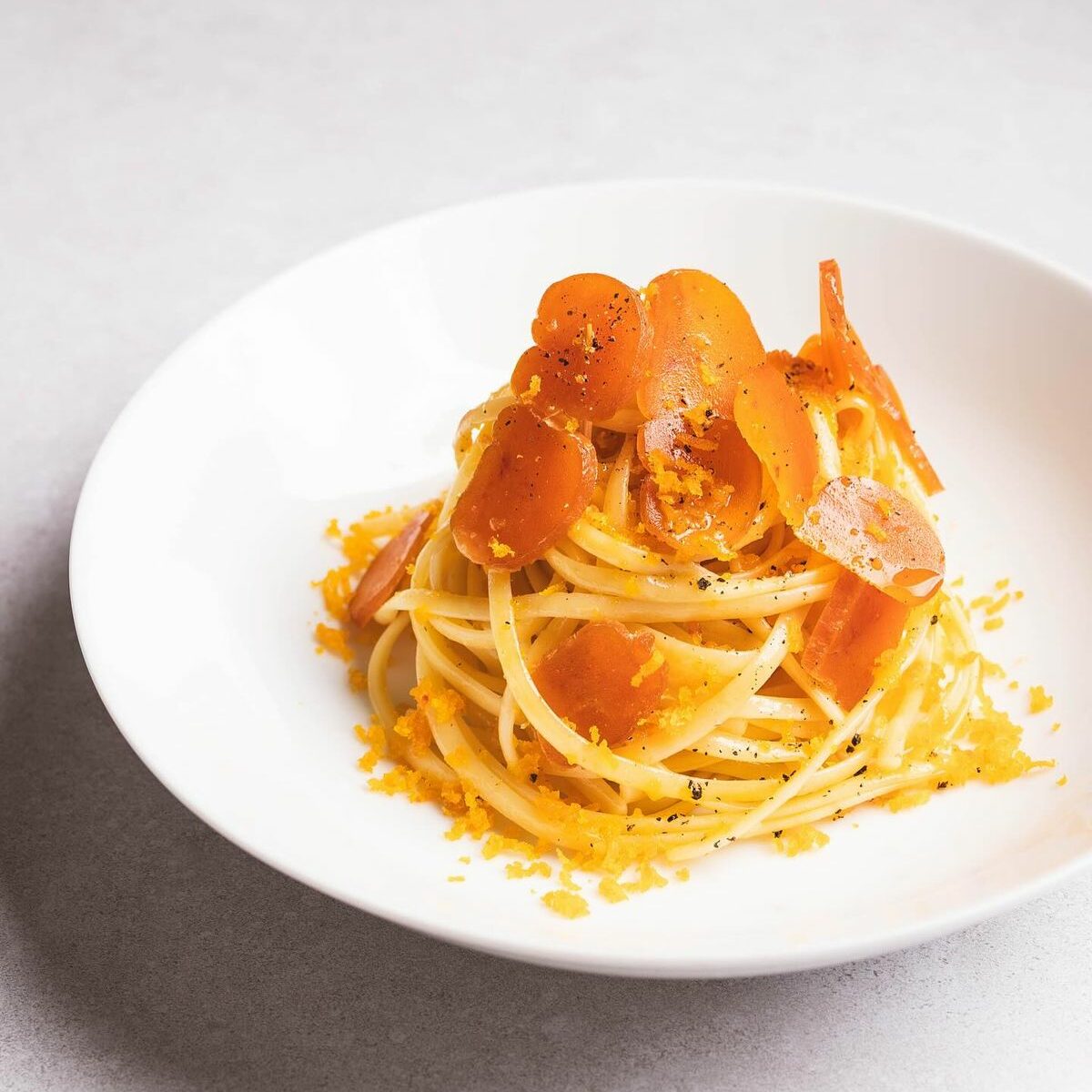spaghetti boutargue spaghettis à la boutargue persil ail